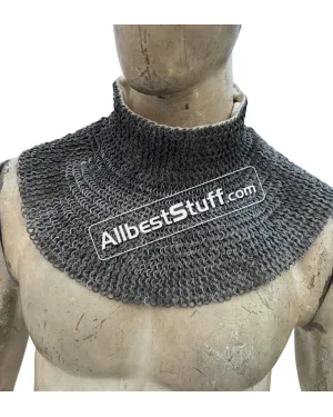6 MM High Neck Chainmail Collar